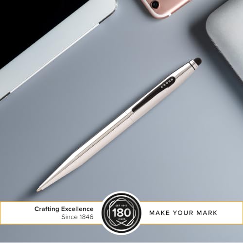 Cross Tech2 Ballpoint Pen, Multiple Colors, Medium Point, Black Ink - color: Chrome & Black