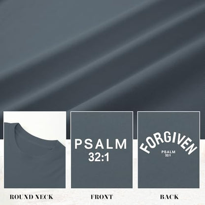 Christian Jesus Shirts for Men God Religious Faith Shirt Bible Verse Inspirational Oversized Graphic Tees Tops - color: Dark Gray, size: XX-Large