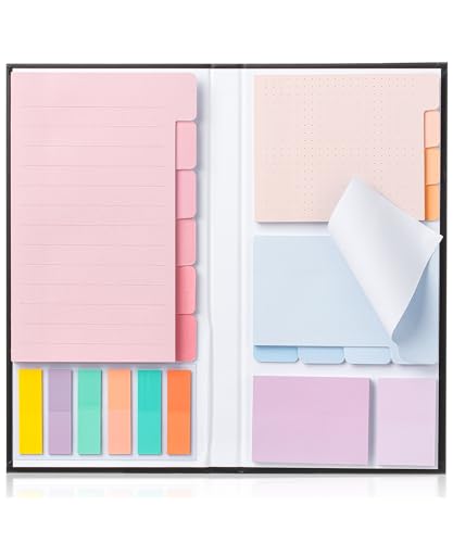 Mr. Pen- Sticky Notes Set, 410 Pack, Ruled - color: Pastel Macaron, size: 1 Set
