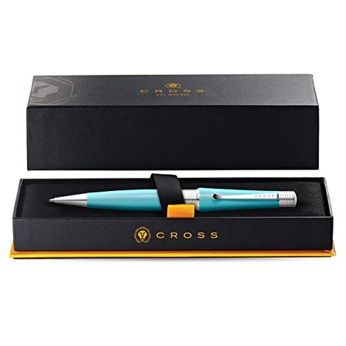 Cross Beverly Refillable Ballpoint Pen, Medium Ballpen, Includes Premium Gift Box - Sea Foam Pearlescent Lacquer - color: Pearlescent Lacquer - Sea Foam, style: Ballpoint Pen