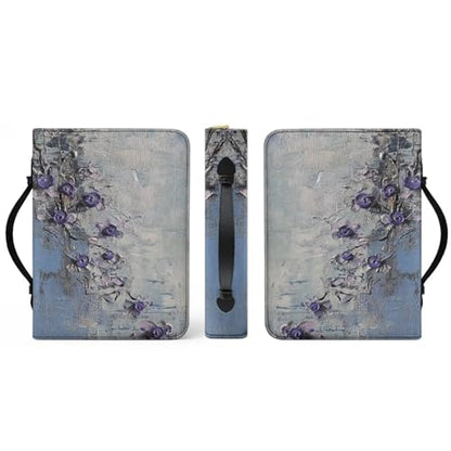 PU Bible Case, Bible Cover for Women,Small Bible Covers with Leather Bookmark (Set of 1), Bible Carrying Case,Art Painting - color: Art Painting, size: Small