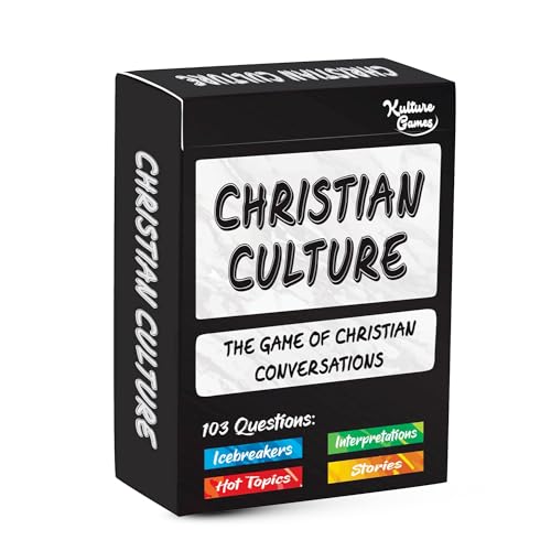 Kulture Games Christian Culture - The Game of Conversations - Fun & Thought Provoking Starters About God, Christianity & Life - Cards for Bible Study or Youth Groups