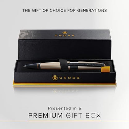 Cross Edge Matte Hazelnut Gel Rollerball Pen, Medium Point, Black Ink - color: Matte Hazelnut