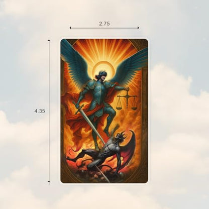 5-Pack Laminated Saint Michael the Archangel Prayer Cards – Catholic Holy Card with Traditional Prayer & Artwork – Durable Handheld size Devotional Keepsakes