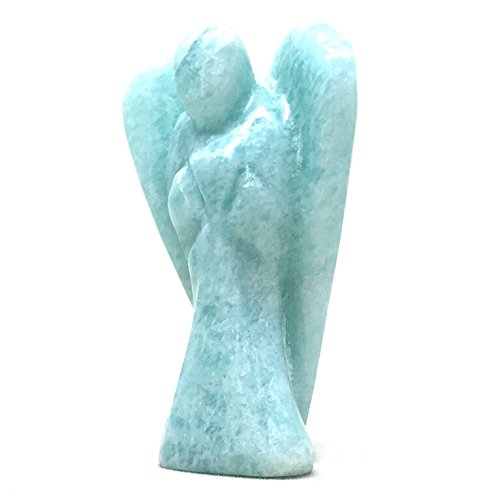 Nelson Creations 2 Inch Amazonite Guardian Angel Figurine - color: Amazonite
