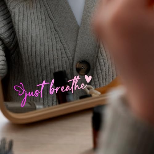 Just Breathe Self Love Car Sticker, Motivational Decal - color: Just Breathe