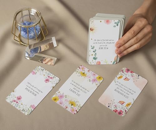 Bible Verse Cards, 120 KJV Scripture Cards for Daily Encouragement