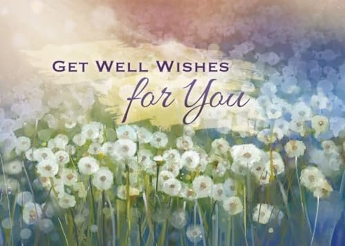 Warner Press G3494 Wishing You Well Boxed Assorted Get Well Cards with KJV Scripture - Box of 12