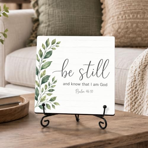 Be Still and Know That I Am God Wood Sign 5.1" Christian Decor(030 - color: Be still1