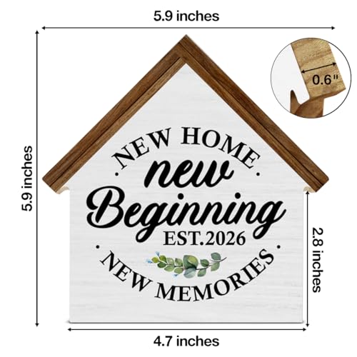 2026 Housewarming Gifts, New Home Gift Ideas, New Beginnings Home Decor - color: New Beginning 2026