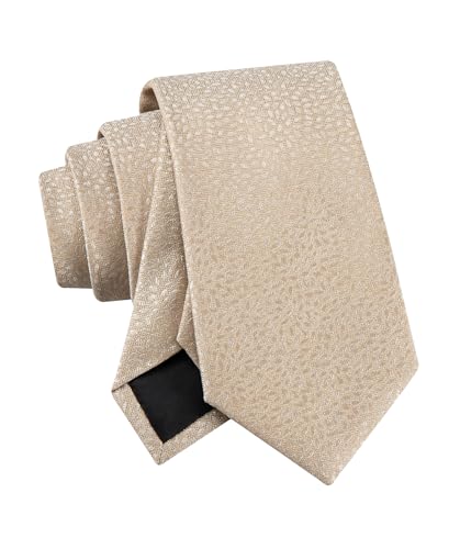 Calvin Klein Men's Tonal Floral Tie - color: Taupe