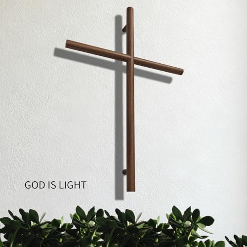 annrose Wooden Wall Cross, 15" H,Christian Gift