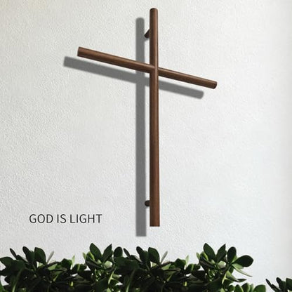 annrose Wooden Wall Cross, 15" H,Christian Gift