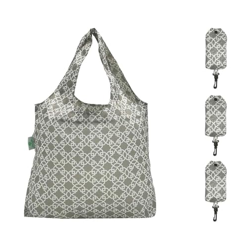 HOLYLUCK Reusable Grocery Bags,Heavy Duty Foldable Shopping Tote Bag (Standard, 3 Maze) - color: 3 Maze, style: Standard