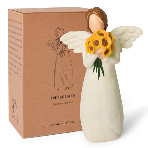 Sunflower Gifts for Women, Get Well Gifts, Sunflowers Guardian Angel - color: Sunflower