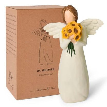 Sunflower Gifts for Women, Get Well Gifts, Sunflowers Guardian Angel - color: Sunflower