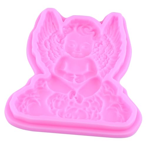 Angels Clouds Silicone Mold Cherubic Angels Fondant Mold