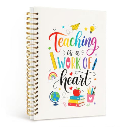 Teachers Gifts Spiral Notebook, Teacher Appreciation Gift Notebook - color: 05-teacher