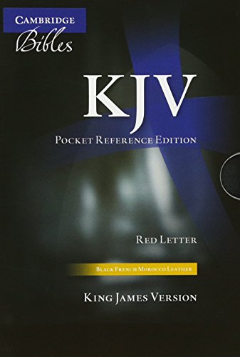 KJV Pocket Reference Edition Black French Morocco with zipper KJ243:XRZ