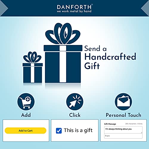 DANFORTH Guardian Angel Keyring | Pewter Keychain Handcrafted in USA