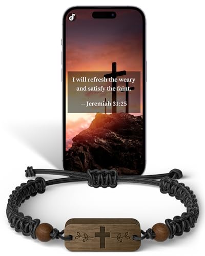 Adjustable Daily Bible Verse Bracelet for Personal Inspiration