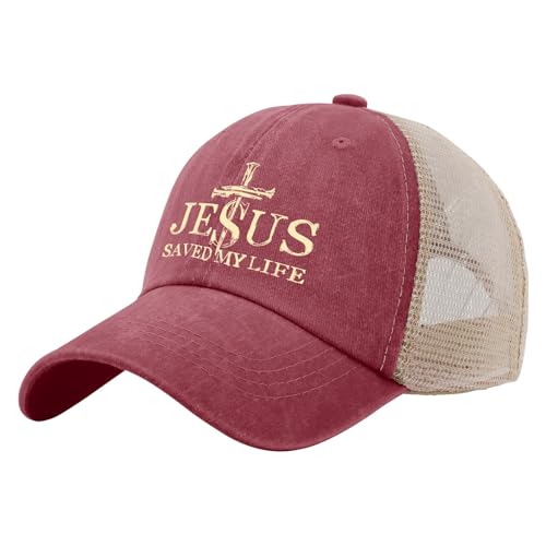 Jesus Hat Gifts for Men - color: Wine Red0210