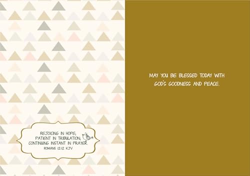 KJV Be Joyful in Hope Encouragement Card, 1 Count - color: Be Joyful in Hope