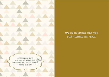 KJV Be Joyful in Hope Encouragement Card, 1 Count - color: Be Joyful in Hope