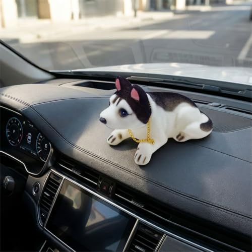 Nodding Husky Car Dashboard Decoration - size: Husky