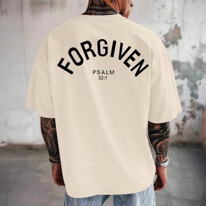 Christian Jesus Shirts for Men God Religious Faith Shirt Bible Verse Inspirational Oversized Graphic Tees Tops - color: Apricot, size: Medium