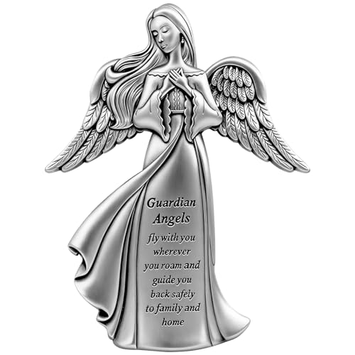PloreWay Guardian Angel Sun Visor Clip: A Symbolic Travel Companion for Your Safety and Protection - size: 1 Pack