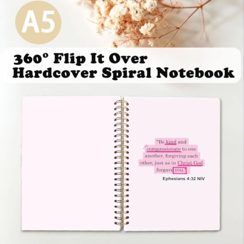 Christian Spiral Notebook for Women,Ephesians 4:32 NIV Bible Journal - color: Bible-Ephesians 4:32 NIV