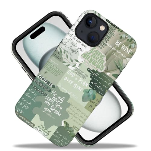 Case for iPhone 15 Plus - Slim Fit Anti-Scratch Phone Case for Girl Women - Bible Verses Christ Jesus God (Frosted) - color: Bible Verses Christ Jesus God, size: iPhone 15 Plus