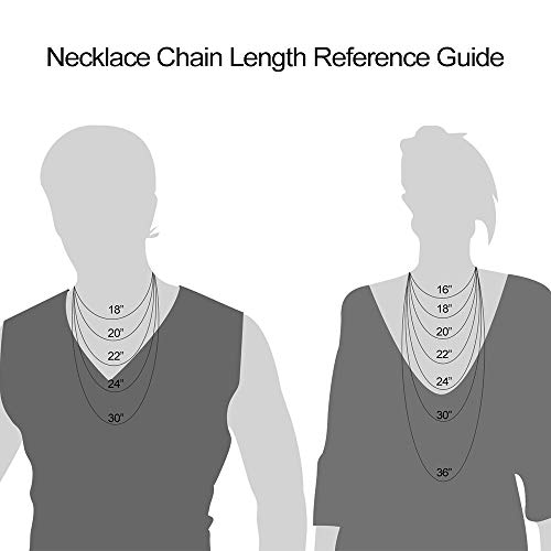 M MOOHAM Cross Necklace for Men Teen Boys 16-30 Inch - color: "Gold: Cross Pendant 1.7"*1.0"
