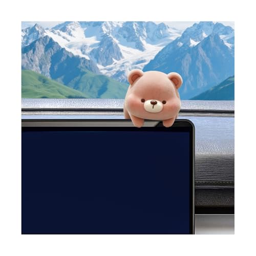 Cute Animal Car Screen Ornament, Bear Dashboard Decoration - color: Bear