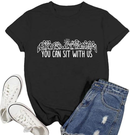Christian Shirt for Women Bible Verse T-Shirts Faith Blessed Inspirational Shirts - color: Black, size: XX-Large