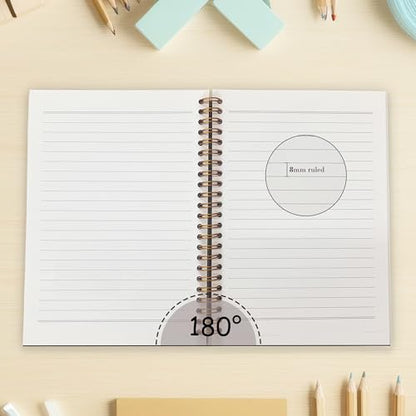 He Left the 99 to Find Me Christian Spiral Notebook 5.5x8.3 in, Christian Prayer Bible Verse Journal, Minimalist Jesus and Lamb Hardcover Notebook Journal Gifts for Women - color: Minimalist Jesus and Lamb
