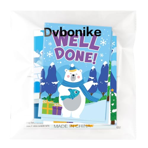 Dvbonike 24Pcs Winter Inspirational Coloring Books Polar Animals DIY Pages - color: D-positive (Winter)