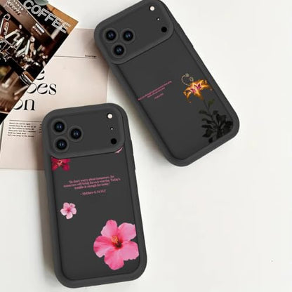 Psalms 30:5 Bible Verse Jesus Christian Flower Phone Case for iPhone 17e/iPhone 16e Case Shockproof Soft Protective for Women Men Cover Funda for iPhone 17e/iPhone 16e 6.1 Inch - color: Flower