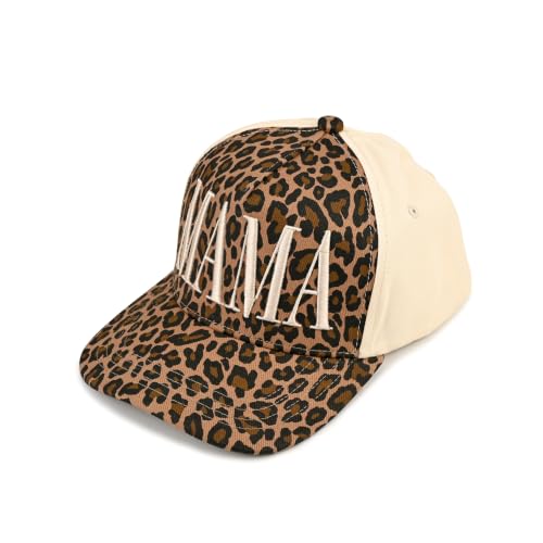 C.C Women's Criss-Cross Ponytail Trucker Hat - Snapback, One Size - color: Leopard-camel(mama)