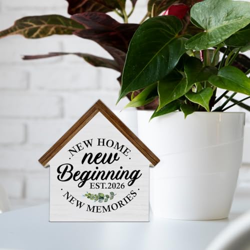 2026 Housewarming Gifts, New Home Gift Ideas, New Beginnings Home Decor - color: New Beginning 2026