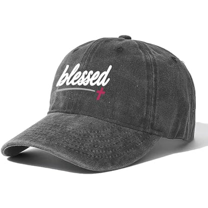 Christian Baseball Cap for Men & Women - Embroidered Jesus Cross Hat, Adjustable Christian Gifts - color: Christian-themed Hats-19