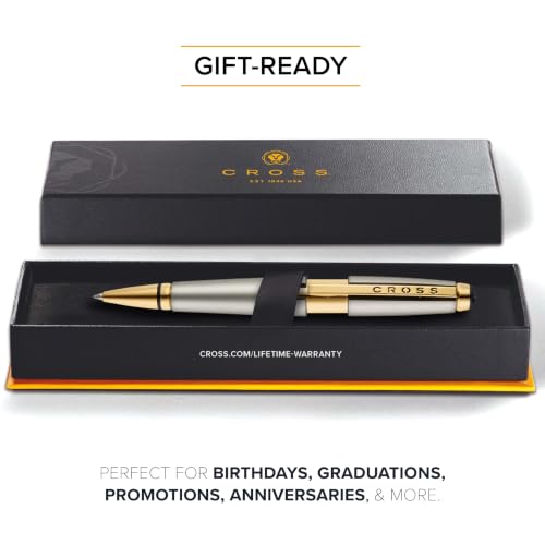 Cross Edge Sonic Titanium Selectip Rollerball Pen, Medium Point, Black Ink - color: Gold