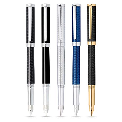 Sheaffer Intensity Carbon Fiber Fountain Pen with Chrome-Plated Trim and Fine Nib - color: Carbon Fiber, style: Fountain Pen, Fine Nib