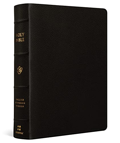 ESV Single Column Journaling Bible, Large Print (Buffalo Leather, Deep Brown): Holy Bible, English Standard Version