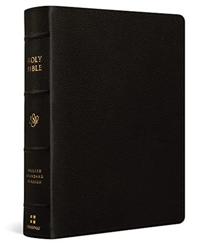 ESV Single Column Journaling Bible, Large Print (Buffalo Leather, Deep Brown): Holy Bible, English Standard Version