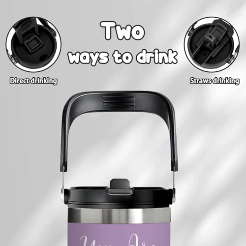 30oz Christian Insulated Tumbler with Handle, Gifts for Women Mom Daughter - color: Christ2