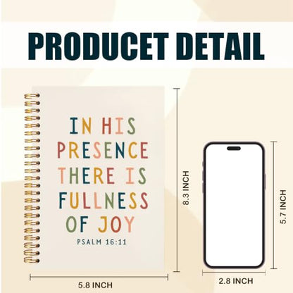 Boho Christian Notebook for Women 5.5x8.3 - color: Boho