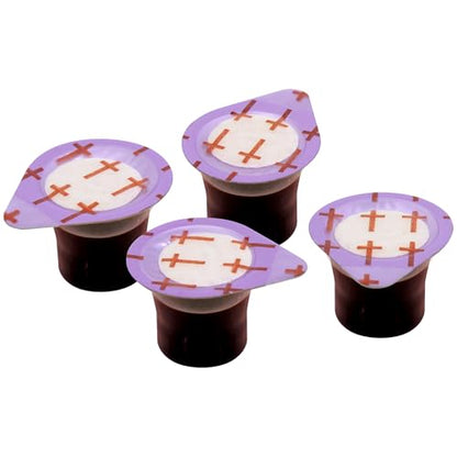 Prefilled Communion Cups and Wafer Set with Concord Grape Juice, Disposable Communion Elements for Church, Home, and Hospital Services, Holy Eucharist Supplies, 50 Count - size: 50 Count