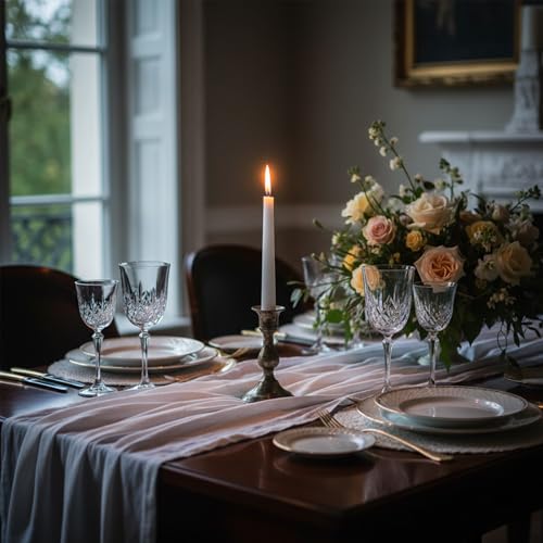4 Pack White Taper Candles丨Taper Candles 10 Inch Dripless丨Unscented & Smokeless Candlesticks Bulk丨7-8 Hours Long Burning Tall Candles丨Ideal for Christmas Weddings Parties Dinner - color: White, size: 4 Pack Taper Candle